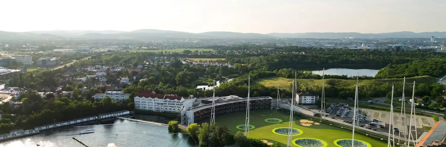Topgolf Wien in Brunn am Gebirge – Luftaufnahme