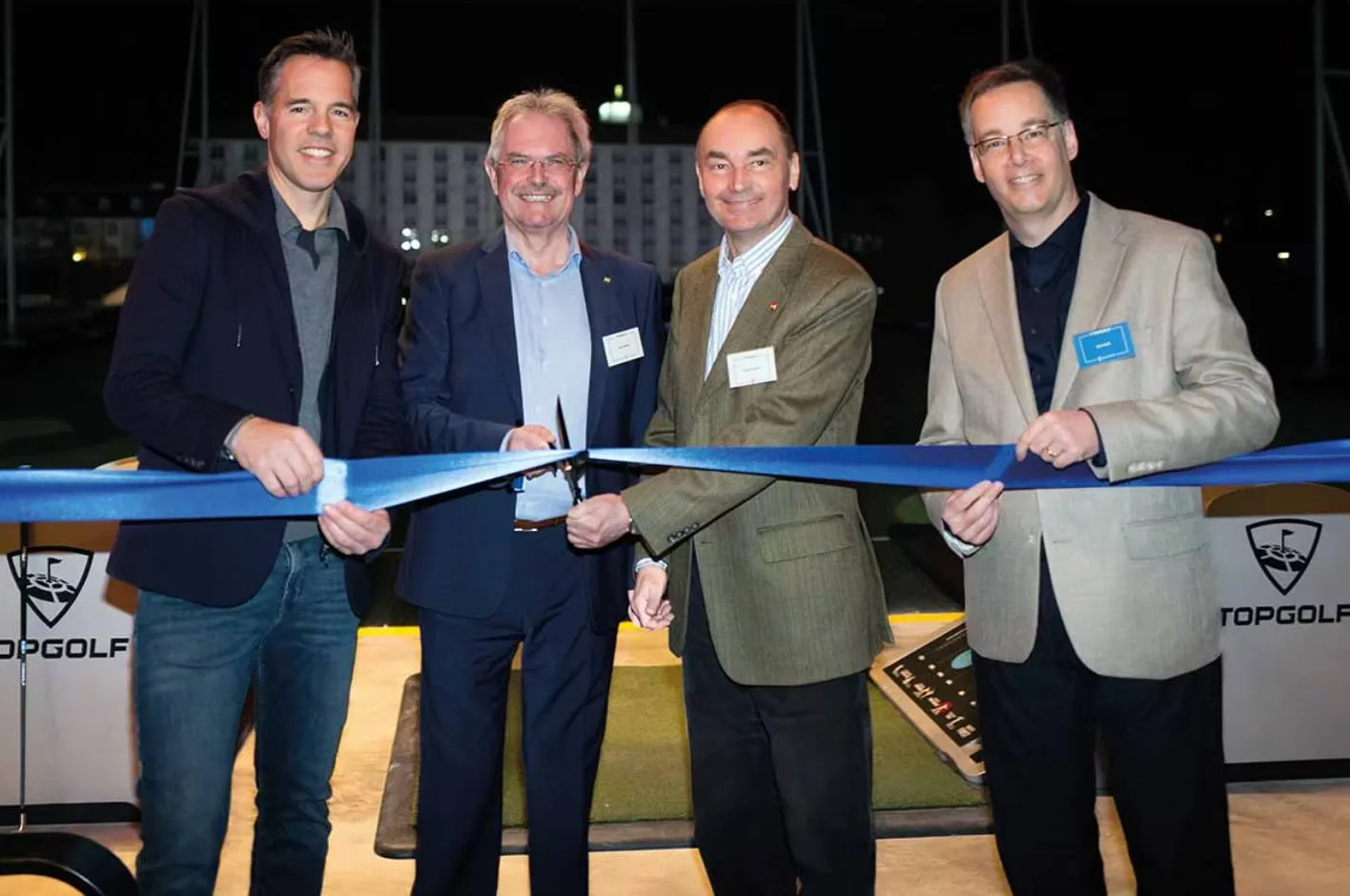 Feierliche Eröffnung von Topgolf Wien